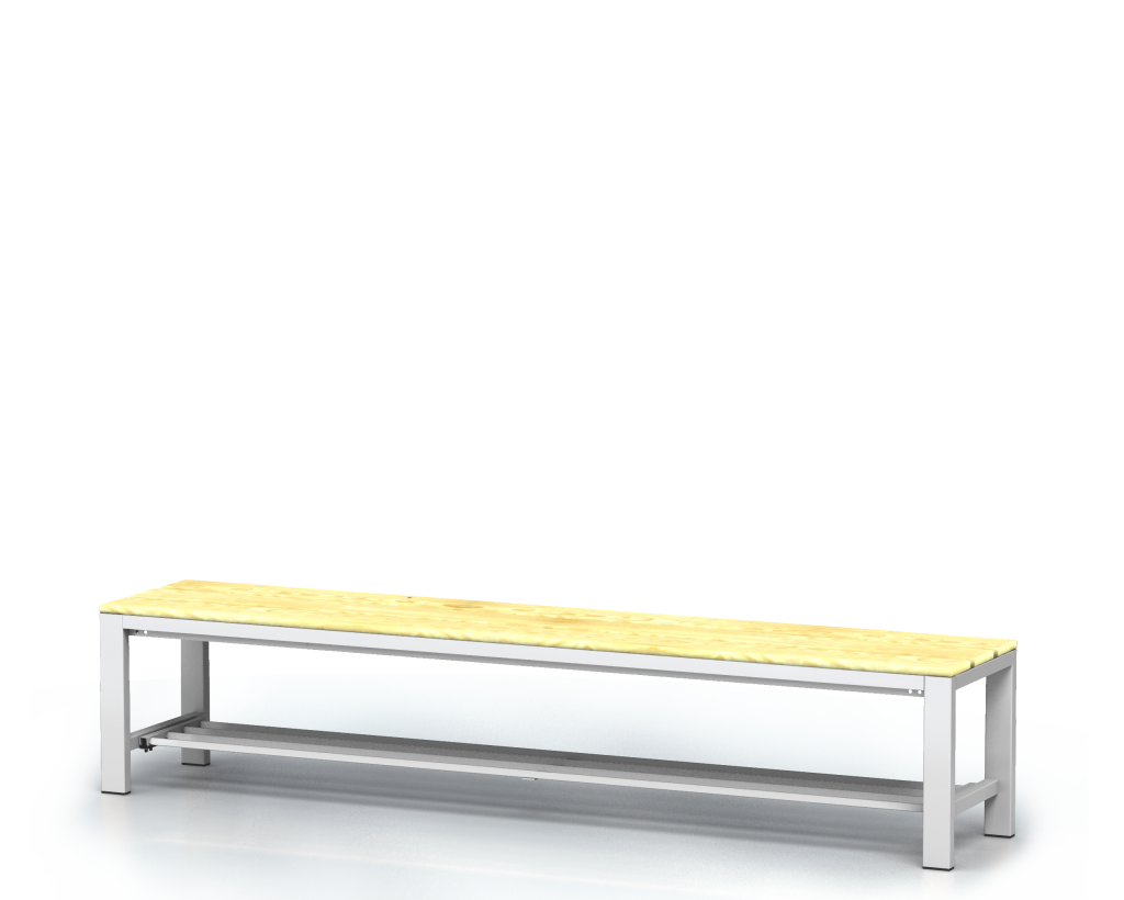 Lavice se smrkovými latěmi - se sklopným roštem 420 x 2000 x 400